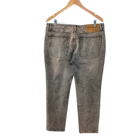 NWT One Teaspoon Truckers Mid Waist Straight Leg Denim Jeans in Rust  32 $165 - Picture 10 of 16